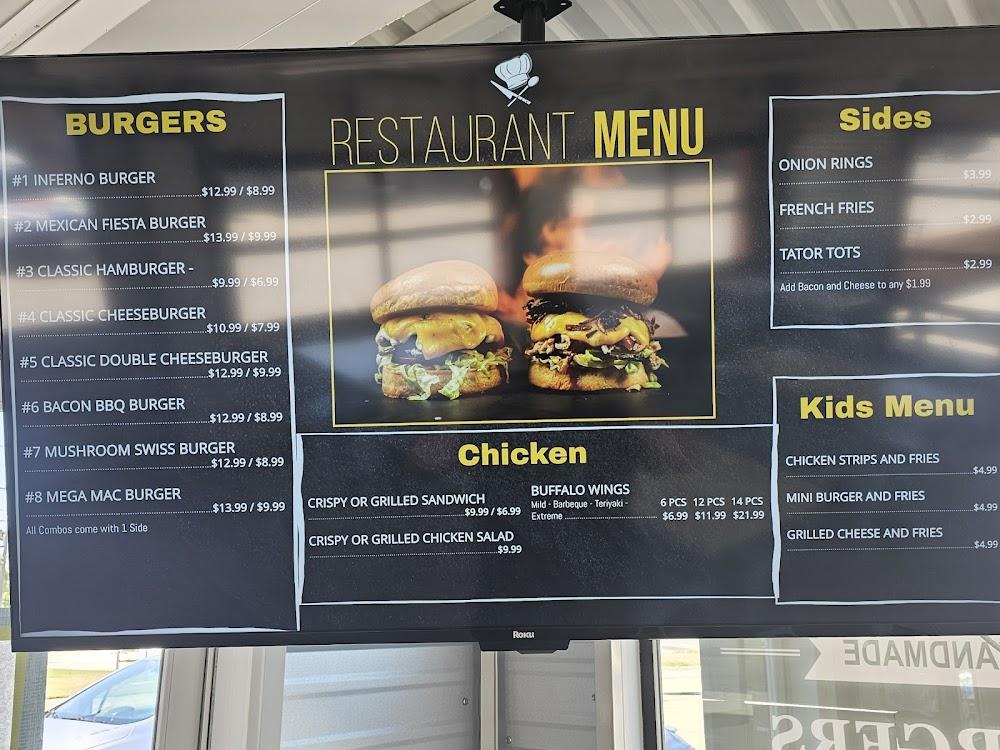 J's Casa Burger Menu image 2